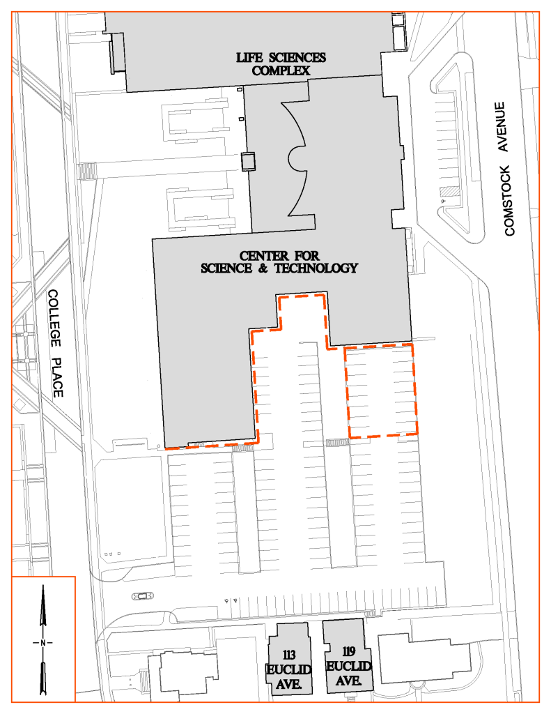 Map of CST Siding Staging Area